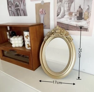 Schminkspiegel Spiegeltablett Kommode Kosmetik Aufbewahrung Serviertablett Hochzeit Zuhause - Bild 1 von 1