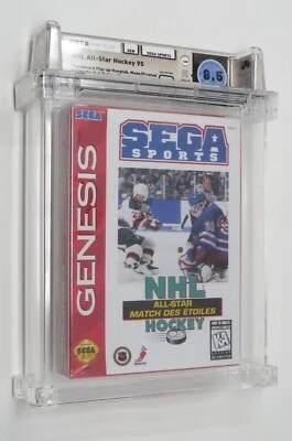 New NHL All Star Hockey '95 Sega Genesis Sealed Video Game Wata Graded 8.5 A+ - Image 1 of 4