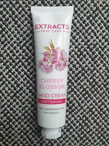 Superdrug Extracts Skincare Cherry Blossom Hand Cream 65ml Softening, Non-Greasy - Picture 1 of 6