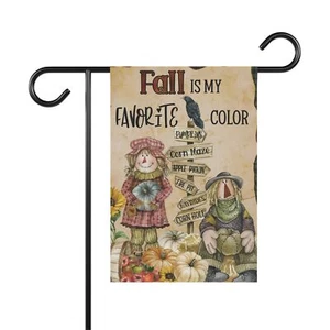 Garden Banner, Fall Flag, Raggedy Ann Andy Decor, House Flag, Autumn Garden Sign - Picture 1 of 9