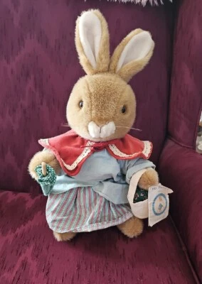 Plush Beatrix Potter Mrs. Rabbit All Dressed Up With Original Tag - Image 1 of 4