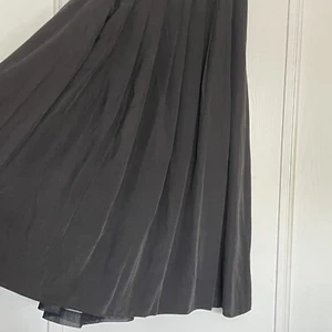 C&A Black skirt vintage medium full midi skirt 90s fashion with original belt - Picture 1 of 7