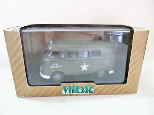 VITESSE L077 'VOLKSWAGEN KOMBI US ARMY VAN' GREEN. 1:43. EXCELLENT/BOXED - Picture 1 of 6