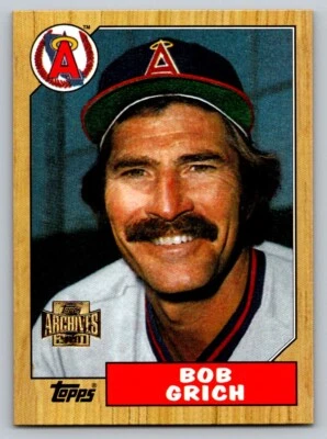 2001 Topps Archives #172 Bob Grich - Image 1 of 2
