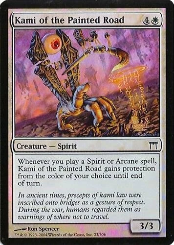 MTG - COK - Kami of the Painted Road - 2X - Foil - NM - Image 1 of 1