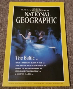 National Geographic May 1989, The Baltic & Gravity, Excellent Condition - Picture 1 of 2