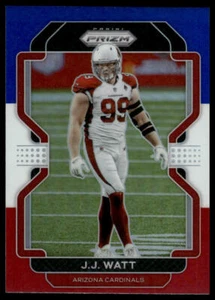 2021 Panini Prizm #79 J.J. Watt Red White and Blue Arizona Cardinals - Picture 1 of 2