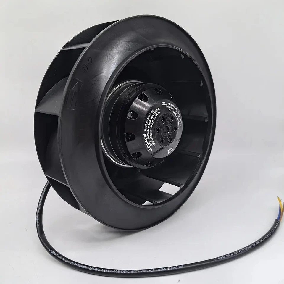 Ventilador centrífugo R2E190-AE77-B8 para inversor 190mm, 230VAC 58W 0,26A 250 - Imagem 1 de 2