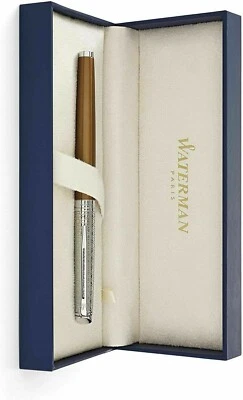 Pluma Estilográfica Waterman Hemisphere La Privee Bronce Satino y Plata Med Pt 1971618 Foto 1 de 4