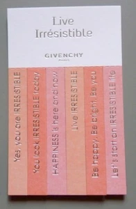 Carte publicitaire - advertising Card - Live Irrésistible Givenchy - Picture 1 of 1