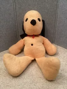 Henry Dog 1971 - Peluche giallo grande vintage - circa 28" - Fiera degli animali con colletto - Foto 1 di 24