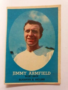 A.& B.C. 1962 FOOTBALLERS # 67 - JIMMY ARMFIELD (Blackpool) ORIGINAL GUM CARD - Bild 1 von 2