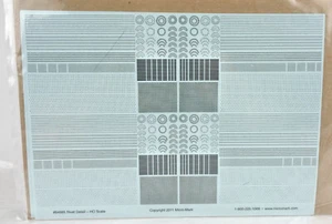 MICRO-MARK SCALA HO 84985 FERROVIA VARI DETTAGLI RIVETTO - Foto 1 di 2