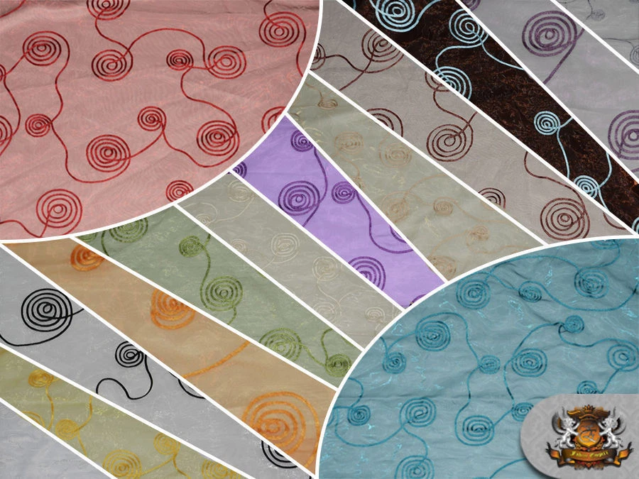 Organza Twirl Donattelo Fabrics / 60" Wide / Sold by the yard - Image 1 of 1