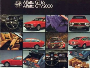 Catalogue Brochure Alfa Romeo Alfetta GT / GTV 2000 03/1977 France - Bild 1 von 2