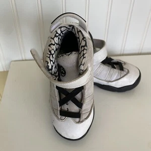 Nike Air Jordan 6 Rings TD Shoes White Black 323420-107 Toddler Infant Size 9C  - Picture 1 of 5