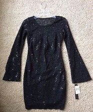 my michelle long sleeve party dress