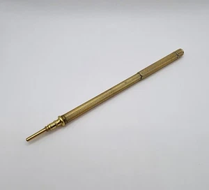 RARE VICTORIAN 10CT GOLD SAMPSON MORDAN MAGIC TELESCOPING PENCIL WORKING - Picture 1 of 5