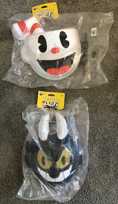 Nuevo con etiquetas Nuevo Adulto Cuphead & The Devil Máscaras Lote de 2 fugas Foto 1 de 4