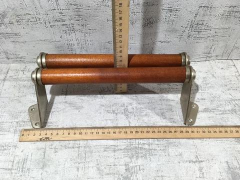 NOS Vintage Soviet Wooden Large Door Handles USSR period Cover