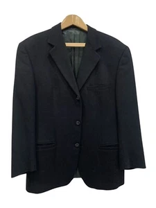 VERSACE ISTANTE Blue Cashmere Blazer Sports Coat Jacket Large 50 IT Like New - Picture 1 of 6