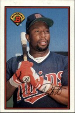 1989 Bowman Minnesota Twins Baseball Card #162 Kirby Puckett