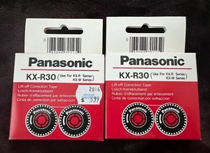 Cinta correctiva de elevación Panasonic KX-R30 para serie KX—R y KX-W paquete de dos - Imagen 1 de 1