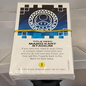 Monopoly Gamer Nintendo Mario Kart repuesto baraja de cartas solo nuevo sellado Hasbro - Imagen 1 de 2