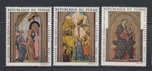 Chad 1970 Christmas Paintings Sc C71-C73 complete mint never hinged - Picture 1 of 1