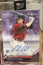 2023 Topps Now Postseason Corbin Carroll RC Auto Purple  /25 DBACKS SP