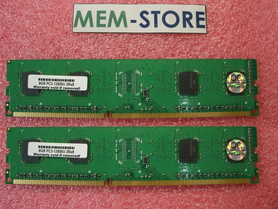 16GB 2x8GB DDR3 1600MHz UDIMM KVR16N11K2/16 Compatible Replacement Desktop RAM - Image 1 of 1