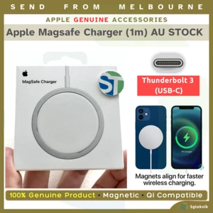 NEW Genuine Original Apple iPhone MagSafe Wireless Charger MHXH3AM/A USB-C (AU) - Picture 1 of 11