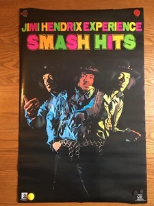 Jimi Hendrix Smash Hits poster musicale arrotolato 24" X 36" #3587 USA - Foto 1 di 5