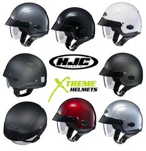 HJC IS-Cruiser Helmet Half with Inner Sun Shield Motorcycle XS S M L XL XXL - Picture 1 of 9