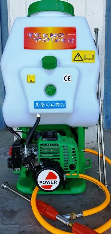 Pompa irrorazione zaino a MOTOPOMPA DISERBANTE A SPALLA AS708 TEKNOPOWER 25.6cc