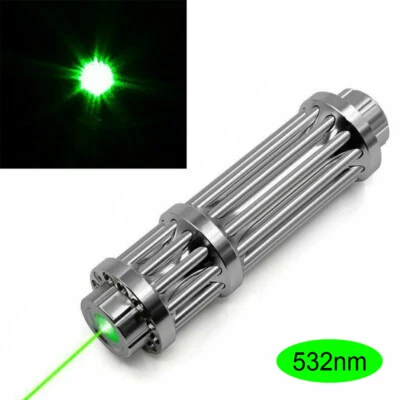 Potente Penna Puntatore Laser Verde Regolabile 532nm Visibile Beadm Lazer Light Kit