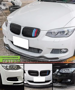AK Look Fibra de carbono Delantero Bumper Spoiler Labio para 2011 + E92 328i 335i M Sports - Imagen 1 de 4