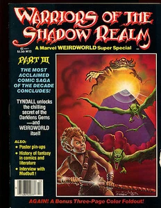 MARVEL SUPER SPECIAL 13(2.0)MAGAZINE-WARRIORS OF THE SHADOW REAL-WEIRDWORD - Picture 1 of 2