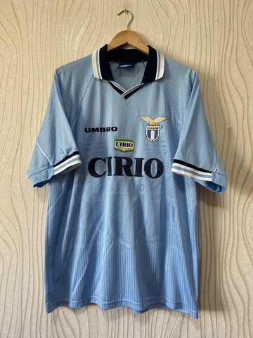 LAZIO 1997 1998 HOME FOOTBALL SHIRT SOCCER JERSEY UMBRO #13 NESTA sz XL Cover