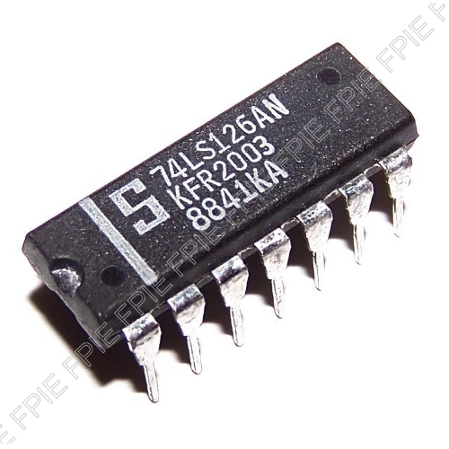 74LS126AN Quad Bus Buffers W/3-State Out by Signetics - Image 1 of 1