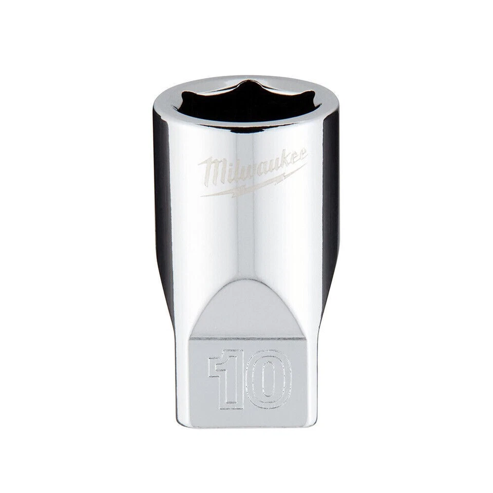 Milwaukee 45-34-9036 1/4 Drive 10mm Metric 6-Point Socket - Image 1 of 1