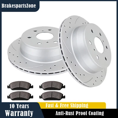 Комплект колодок задних тормозных дисков для Chevrolet Tahoe GMC Yukon тормоза с прорезями - Изображение 1 из 4