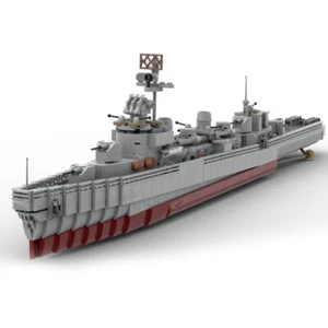 ZITIANYOUBUILD Fletcher-class 2100-ton Ship Battleship 1:200 Scale 1595 Bricks - Picture 1 of 1