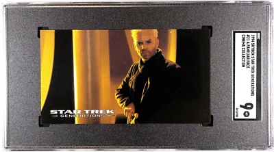 1994 Star Trek Generations #21 Malcolm McDowell - A Familiar Face SGC 9 MINT - Image 1 of 3