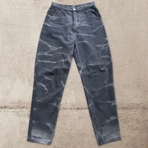 Kript Tempest Damen grau High Waist Tapered Leg Denim Jeans Größe 28x32 - Bild 1 von 10