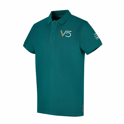 Aston Martin F1 Sebastian Vettel Polo Shirt Cover