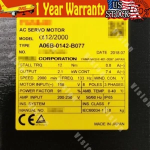 GE Fanuc A06B-0142-B077 Servo Motor A06B0142B077 New Fast Shipping One - Picture 1 of 2