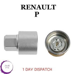 MASTER LOCKING WHEEL SECURITY NUT BOLT REMOVER KEY SOCKET P FOR RENAULT - Picture 1 of 6