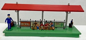 LIONEL POSGUERRA CALIBRE O 156 ESTACIÓN ILUMINADA PLATAFORMA ACCESORIO TREN ORIGINAL - Imagen 1 de 17