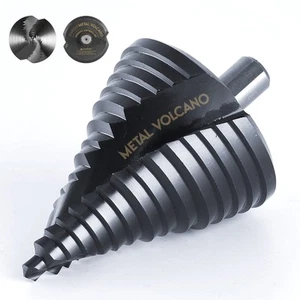 toulant Gigantic Step Trapano Punta (Pro Max), 1/4'' - 2-1/2'' (dimensioni 15 passi) Grande... - Foto 1 di 8